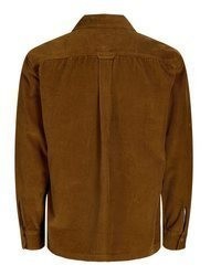 senf Cordlangarmhemd von Jack & Jones