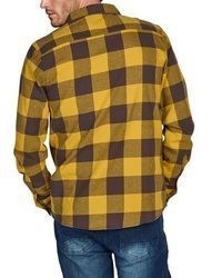 senf Flanell Langarmhemd von riverso