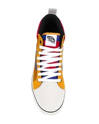 senf hohe Sneakers aus Wildleder von Vans