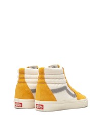 senf hohe Sneakers aus Wildleder von Vans