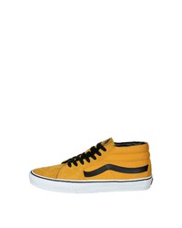 senf hohe Sneakers aus Wildleder von Vans