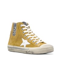 senf hohe Sneakers von Golden Goose Deluxe Brand