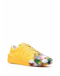 senf Leder niedrige Sneakers von GALLERY DEPT.