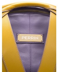 senf Lederhandtasche von Perrin Paris