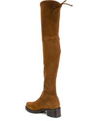 senf Overknee Stiefel von Stuart Weitzman