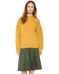 senf Oversize Pullover