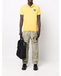 senf Polohemd von Stone Island