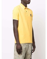 senf Polohemd von Stone Island