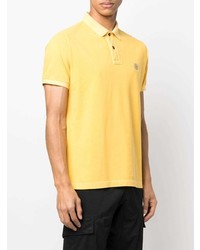 senf Polohemd von Stone Island