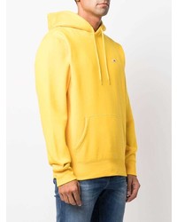 senf Pullover mit einem Kapuze von Tommy Jeans