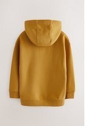 senf Pullover mit einem Kapuze von next