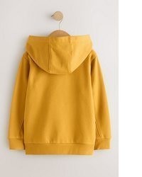 senf Pullover mit einem Kapuze von next