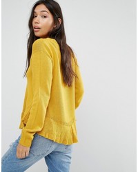 senf Pullover von Boohoo