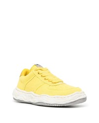 senf Segeltuch niedrige Sneakers von Maison Mihara Yasuhiro