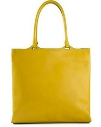 senf Shopper Tasche aus Leder von Giorgio Armani