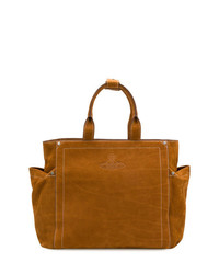 senf Shopper Tasche aus Leder von Vivienne Westwood