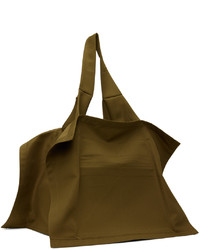 senf Shopper Tasche aus Segeltuch von 132 5. ISSEY MIYAKE