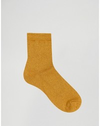 senf Socken von Asos