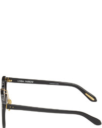 senf Sonnenbrille von Linda Farrow