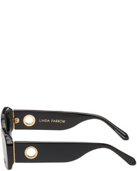 senf Sonnenbrille von Linda Farrow