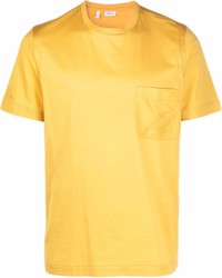 senf T-Shirt mit einem Rundhalsausschnitt von Brioni