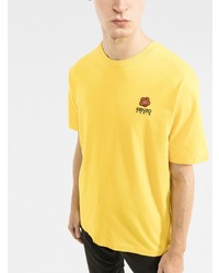 senf T-Shirt mit einem Rundhalsausschnitt von Kenzo