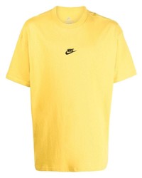 senf T-Shirt mit einem Rundhalsausschnitt von Nike