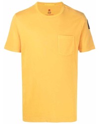senf T-Shirt mit einem Rundhalsausschnitt von Parajumpers