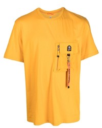 senf T-Shirt mit einem Rundhalsausschnitt von Parajumpers