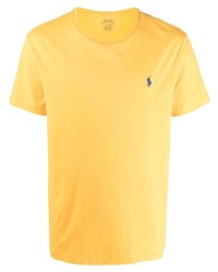 senf T-Shirt mit einem Rundhalsausschnitt von Polo Ralph Lauren