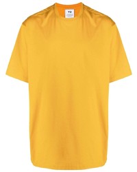 senf T-Shirt mit einem Rundhalsausschnitt von Y-3