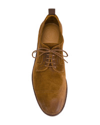 senf Wildleder Derby Schuhe von N.D.C. Made By Hand