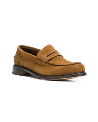 senf Wildleder Slipper von Berwick Shoes