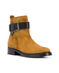 senf Wildleder Stiefeletten von Lanvin