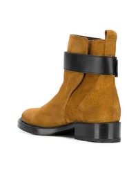 senf Wildleder Stiefeletten von Lanvin