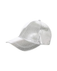 silberne Baseballkappe von Only