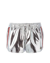 silberne bedruckte Shorts von Moncler
