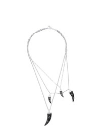 silberne beschlagene Halskette von Isabel Marant