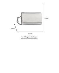 silberne Clutch von Gabor