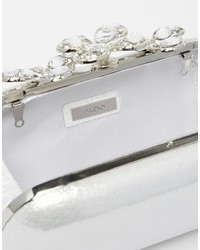 silberne Clutch von Aldo