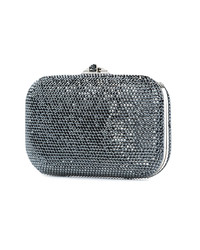 silberne Clutch von Judith Leiber Couture