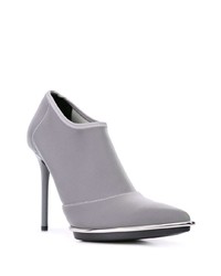 silberne elastische Stiefeletten von Alexander Wang