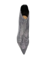 silberne elastische Stiefeletten von Alexandre Birman