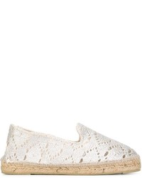 silberne Espadrilles von Manebi