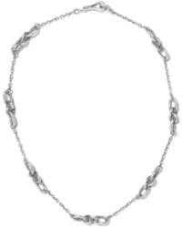 silberne Halskette von Bottega Veneta