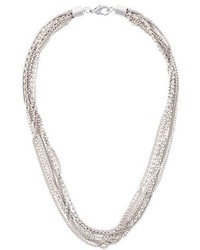 silberne Halskette von MM6 MAISON MARGIELA