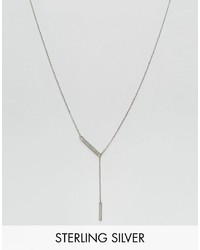 silberne Halskette von NY:LON
