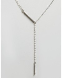 silberne Halskette von NY:LON