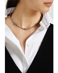 silberne Halskette von Bottega Veneta