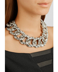 silberne Halskette von Oscar de la Renta